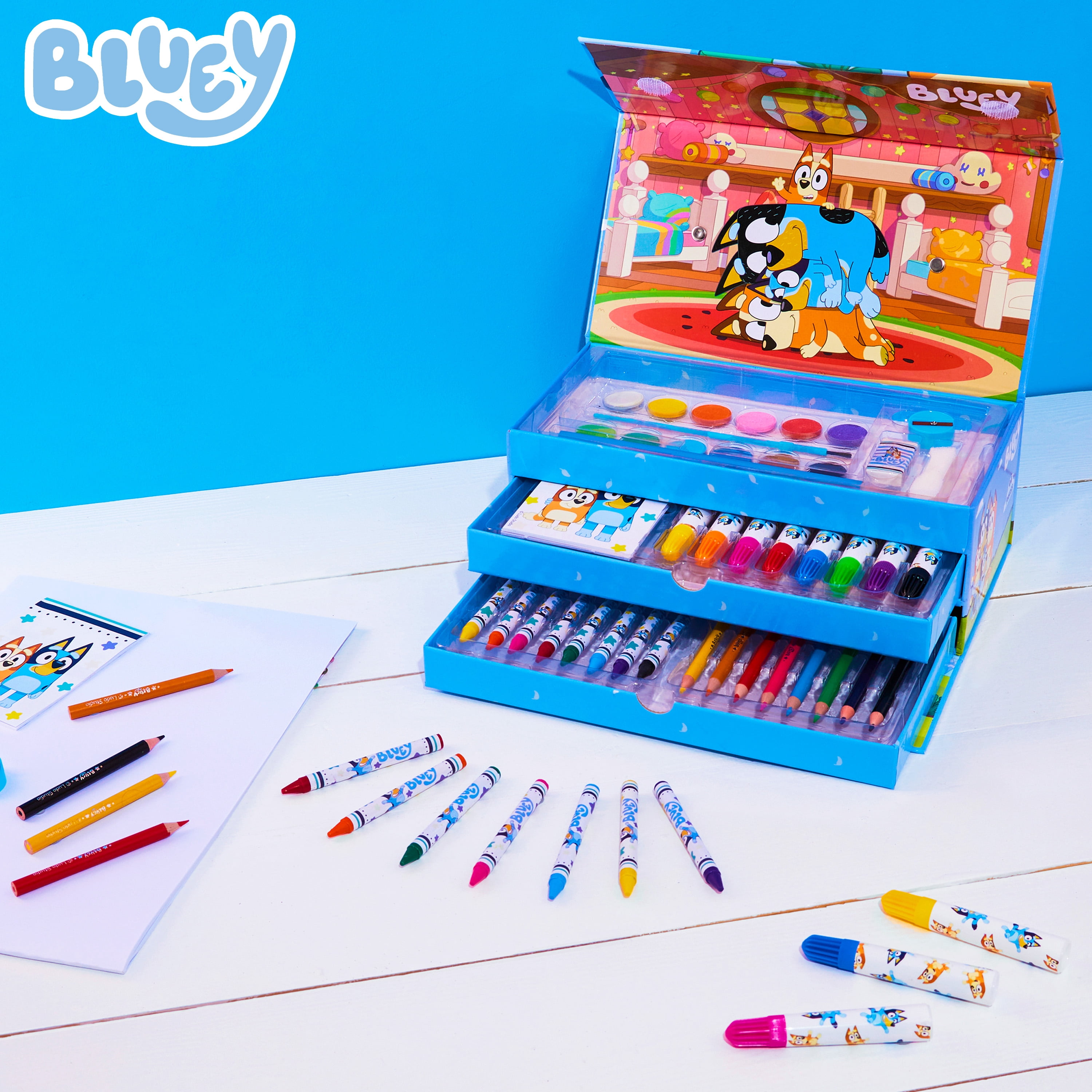 Colouring Case 44 Pieces Creative Set Arts & Crafts