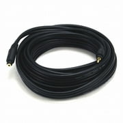 Monoprice A/V Cable, 3.5mm M/F Ext Cble,Blk,25ft 5591