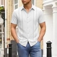 thumbnail image 2 of MDUKONU Chemise Habillée pour Homme Coupe Régulière Confortable Chemise Classique Blanche G, 2 of 4