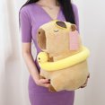 thumbnail image 1 of Poupée Capybara Véritable Poupée Jouet en Peluche Oreiller Cadeau d'Anniversaire Célébrité Internet Ragdoll DMH, 1 of 7