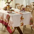 thumbnail image 2 of Newbridge Thanksgiving Country Harvest Turkey 60 x 84 inch Rectangle Fabric Bordered Tablecloth, 2 of 6