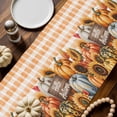 thumbnail image 2 of Hellow Fall Table Runner, Autumn Thanksgiving Kitchen Dining Table Decoration for Home Party Decor 13x90 Inches, 2 of 9