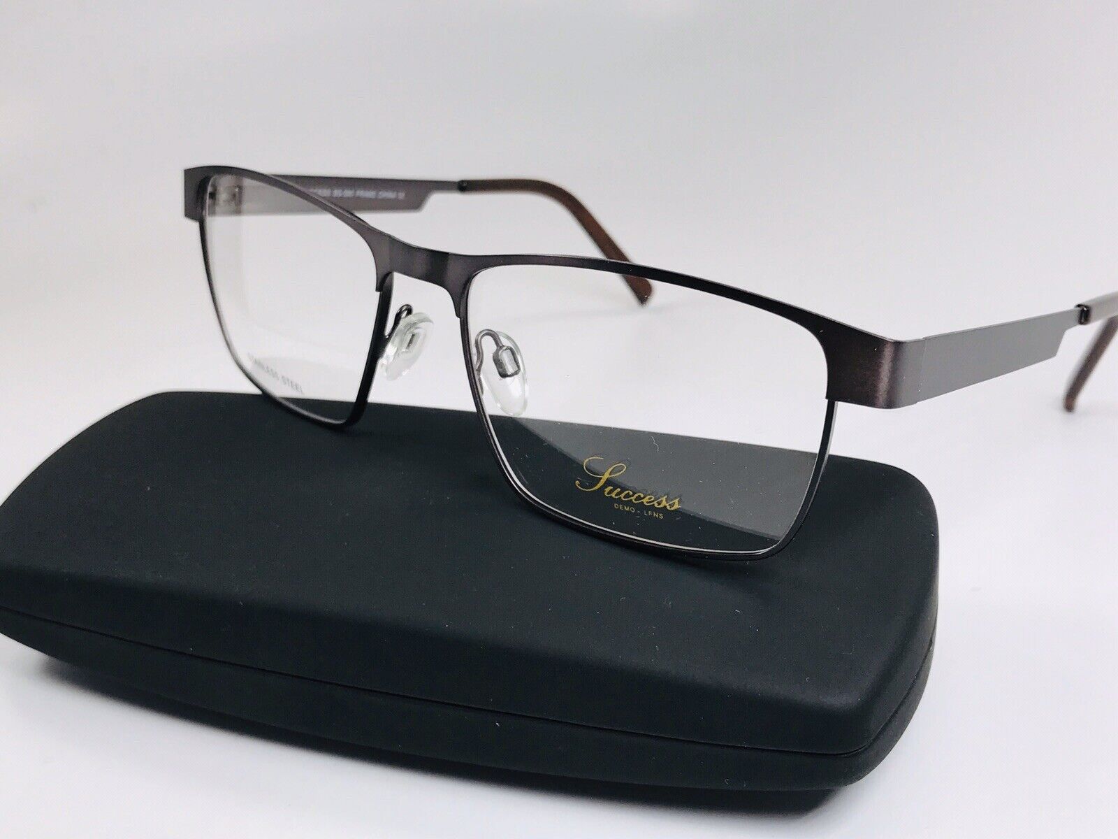 New Designer Inspired SUCCESS SS-96 Brown Fade Eyeglasses 57mm with Case New Designer Inspired SUCCESS SS-96 Brown Fade Eyeglasses  main image 2