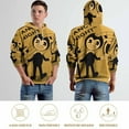 thumbnail image 4 of Bendy And The Ink Machine Hoodie 3D Print Pullover Hooded Long Sleeve Sweatshirts Tops Blouse with Pocket for Mens Womens, 4 of 7