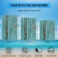 thumbnail image 5 of GZHJMY Beach Towel for Women Girls, Blue Wooden Board Bath Towel, Oversized Lightweight Sport Towel, 31x51 Inch, 5 of 7