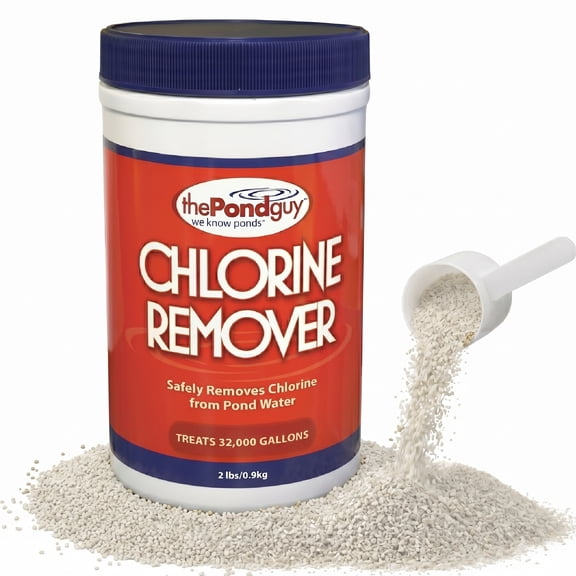 The Pond Guy Chlorine Remover Treatment to Make Tap Water Safe in Koi Fish & Goldfish Ponds—2 Pounds