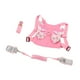 thumbnail image 5 of Correas de arnés para niños pequeños con correa retráctil para muñeca, color rosa, 1,5 m, con diseño de mariposa, para evitar pérdidas., 5 of 14