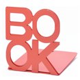 thumbnail image 1 of 1 Pair BOOK Letter Metal Bookshelf Office Decoration -Slip Bookends, 1 of 7