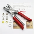 thumbnail image 4 of veasfak Snap Buttons Hollow Solid Snap Buttons Snap Buttons for Clothing Accessory Craft 100 with Pliers, 4 of 9