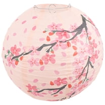 COSMOBETTY Oriental Paper Lanterns Pink Round 1Pack 11.8x11.8in