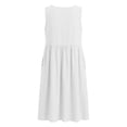 thumbnail image 5 of NTACZA Summer Dresses Cotton Linen Sleeveless A-line with Pockets Midi Casual, 5 of 9