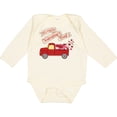 thumbnail image 3 of Inktastic It's My 1st Valentine's Day with Red Truck and Hearts Boys or Girls Long Sleeve Baby Bodysuit, 3 of 5