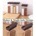 thumbnail image 6 of 6 Case Spice Shaker Jars,Plastic Salt and Pepper Shakers with Lid,Transparent Condiment Jar Storage Container Storage Bottle Box Set Seasoning Shaker, 6 of 7