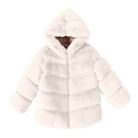 

wofedyo baby girl clothes Toddler Girls Jacket Fall Fashionable Winter Toddler Kids Collar Soild Jackets Warm Hooded Woolen Jacket Coats baby clothes