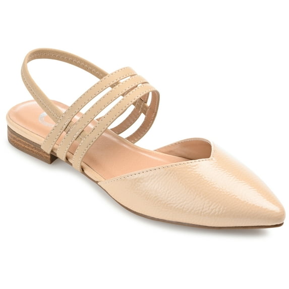 Journee Collection Womens Brinney Ballet Pointed Toe Pull On Flats
