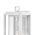 thumbnail image 5 of 1009TW Hinkley Lighting Republic - 12W 1 LED Large Outdoor Wall Lantern-27 Inches Tall and 9 Inches Wide-Textured White Finish, 5 of 17