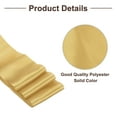 thumbnail image 3 of Uxcell 4 Inches x 24 Yards Light Gold Satin Ribbon for Gift Decoration, Polyester, 3 of 5