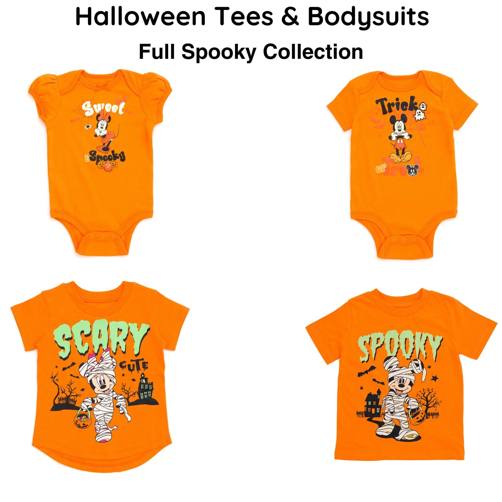 Disney Mickey Mouse Toddler Boys' Short Sleeve Graphic T-Shirt Mummy Orange