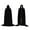 Black, variant on Adult Halloween Velvet Cloak Hooded Medieval Costume Witch Vampire Halloween Costume Dress Coats