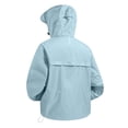 thumbnail image 3 of UPF 50+ Sun Protection Jacket for Men Hooded Long Sleeve Zipper Lightweight Quick Dry Windbreaker Athletic Shirts with Pockets Blue L, 3 of 9