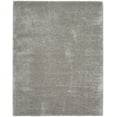 thumbnail image 3 of Nourison Luxurious Shag Silver 6'7" x 9'2" Area Rug, Solid, Plush, Bed Room, Living Room, Dining Room, Kitchen, Easy Cleaning, Non Shedding, 3 of 9