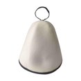 thumbnail image 4 of Sombrero de fieltro, artesanía fina, sombrero de fieltro para baño, lavable a mano, transpirable, versátil, para sauna, protección para la cabeza para blanco y negro, 4 of 8