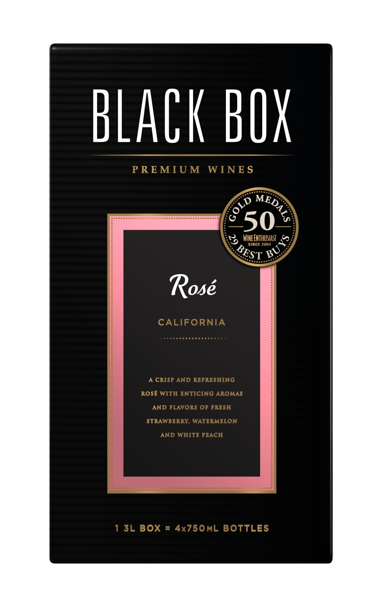 Black Box Rose, Blush Wine, 3 L Box