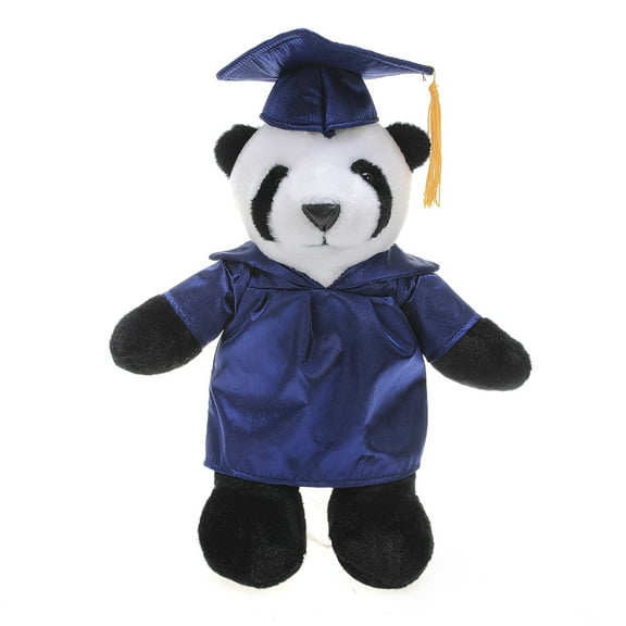 Made by Aliens Personalized Panda Stuffed Animal Plush Toy – Perfect Gift for Graduation Name or Your School Logo on Gown, Best for Any Grad School Kids 12 Inches