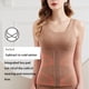 thumbnail image 2 of Jumpingount Ropa moldeadora para mujer, ropa interior térmica para mujer de clima frío, sin mangas, Color sólido, chaleco cálido, entrenador, ropa Camisetas sin mangas Café Jumpingount AP013432-04, 2 of 6