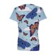 thumbnail image 5 of Puntoco Moda Mujer Causal Cuello en V Blusa Estampada Camiseta de Manga Corta Tops de Verano Puntoco Puntoco-2436, 5 of 5