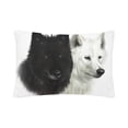 thumbnail image 3 of MKHERT Two Wolves Wolf Pillowcase Pillow Protector Cushion Cover 20x30 inch,Set of 2, 3 of 3