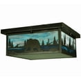 thumbnail image 6 of Meyda Tiffany 136988 Bear Creek 2 Light 23" Wide Flush Mount Square Ceiling Fixture -, 6 of 6