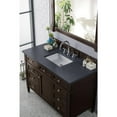 thumbnail image 4 of James Martin Vanities 48" Burnished Mahogany Single Vanity w/ 3 CM Charcoal Soapstone Quartz Top, 4 of 5