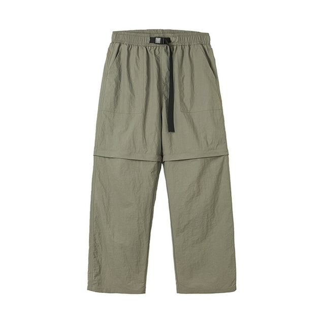 Birdeem Quick Dry Pants Menmens Patchwork Quick Drying Climbing Outdoor Button Zipper Casual Pants