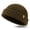 95572_Green, variant on XL/XXL Merino Wool Beanie 100% Wool Winter Hat for Men & Women, Cuffed Fisherman Knit Cold Weather Cap Orange m/l