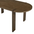 thumbnail image 5 of Christopher Knight Home 71" Mid Century Modern Large Oval Dining Table for 4-6 People, Walnut, 5 of 10