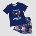 thumbnail image 6 of Staki 4th of July Girls Outfit Baby Girl Clothes Toddler Girl Summer Outfits Shirts Tops Shorts Set Little Girls Clothes 3T 4T 5T(Dark Blue,11-12 Years), 6 of 7