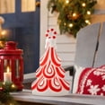 thumbnail image 6 of Lypsnake Lighted Blow Mold Peppermint Tree,Red White Striped Peppermint Topped Resin Christmas Tree Figurine,Tabletop Decor for Christmas Mantel Shelf Display, 6 of 7