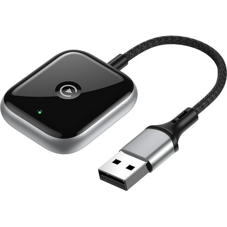Wireless CarPlay Adapter 2024 for Apple CarPlay Easy to Upgrade Wired CarPlay to Wireless Instant Connectivity Super Mini Car Play Dongle for iPhone Fit for Cars with Built-in CarPlay (Black)