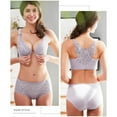 thumbnail image 3 of Front Close Bra for Women Push Up Wirefree Bra Seamless Comfort Brassiere, 3 of 9