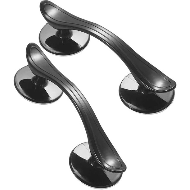 Adhesivo para tirador de armario de ventana de puerta corredera Tirador de armario (autoadhesivo) Tirador instantáneo de tirador de puerta Tirador de ventana Adhesivo de tirador auxiliar Paquete de 2 JFHHH pequeña