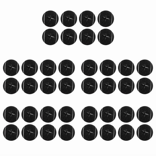 40PCS Precut Walker Tennis Ball for Furniture Legs and Floor Protection, Heavy Duty Long Lasting Felt Pad Covering