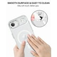 thumbnail image 5 of GAOBAO Magnetic for iPhone Air Case, Compatible with MagSafe, Glitter Transparent Shockproof Slim Bling Sparkly TPU Phone Case, 5 of 7