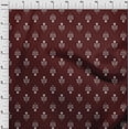 thumbnail image 4 of oneOone Polyester Spandex Chocolate Brown Fabric Asian Block Craft Projects Decor Fabric Printed By The Yard 56 Inch Wide, 4 of 4