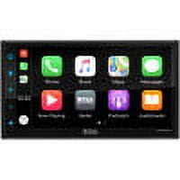 OSS Audio BVCP9850W Double DIN Apple CarPlay Android Auto Wireless Multimedia Player with 6.5 Inch Capacitive Touchscreen Bluetooth and AM/FM Radio