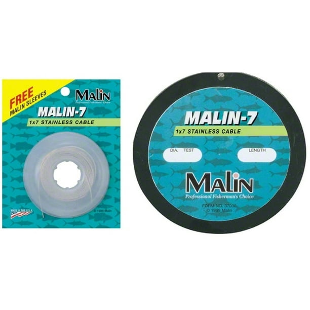 Malin 7Strand Stainless Steel 300Feet Wire, .021Diameter Walmart