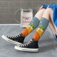 thumbnail image 3 of Lsque Refreshing Fruit Infused Drinks Printed Crew Socks Men's Women's LightWeight Thin Casual Calf Socks ,Knee High Socks,Cotton Socks, 3 of 9