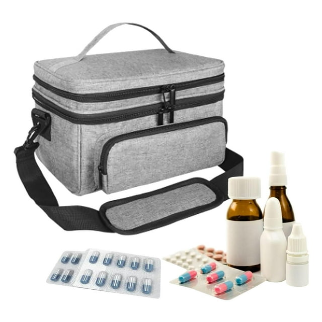 Bolsa de primeros auxilios, de emergencia, organizador con cremallera, bolsas multifuncionales impermeables, bolsa de primeros auxilios para traum