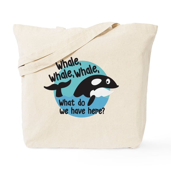 CafePress - Whale Whale Whale Tote Bag - Unisex Canvas Tote Bag, Beige, 1-Piece