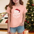 thumbnail image 2 of Zshosam Toddler Girl Christmas T Shirt Toddler Boys Girls Christmas Shirt Kids Xmas Tshirt Short Sleeve Tee Top Size 9T 10T,(Light Pink 9-10 Years), 2 of 5